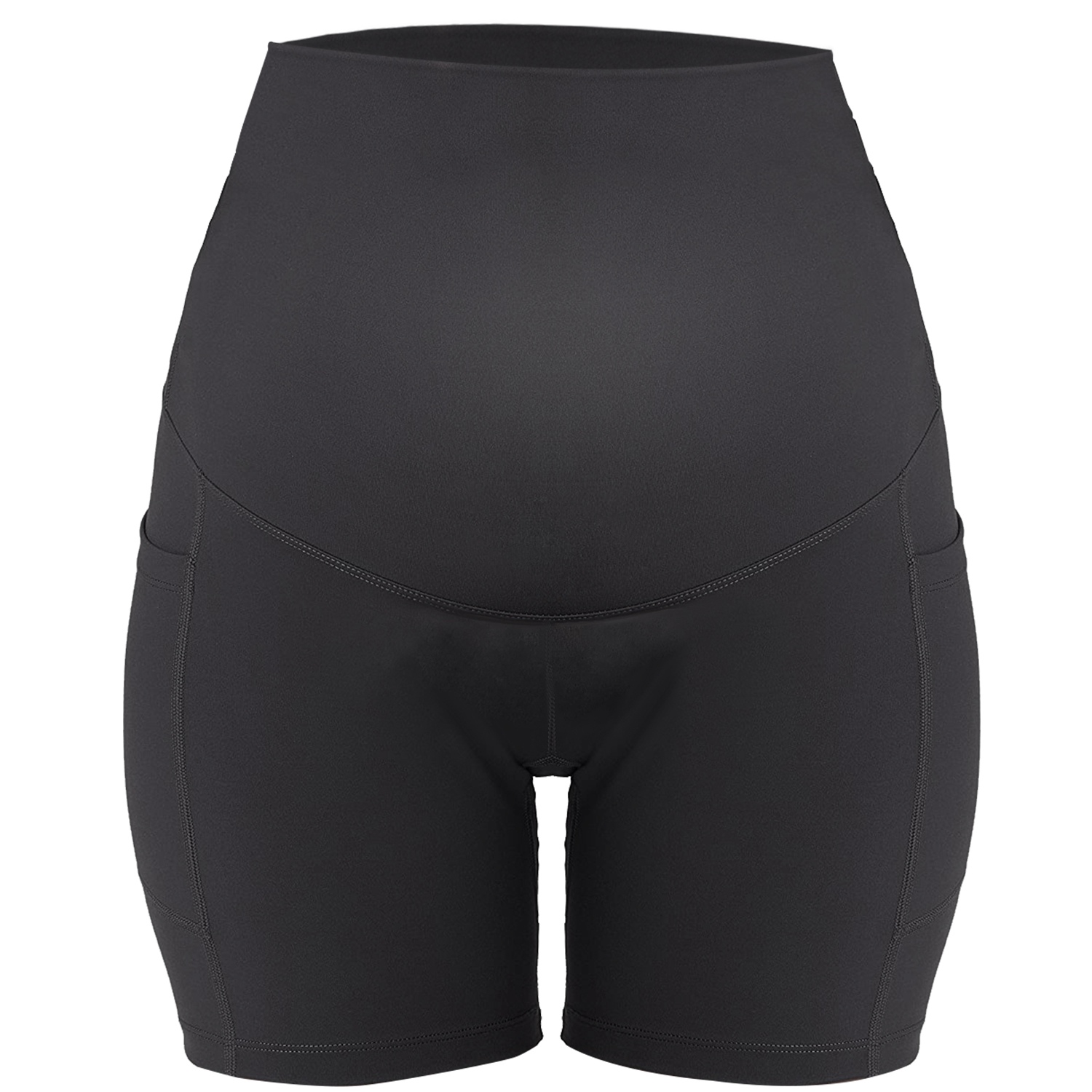 Pantalones Cortos de Maternidad para Mujeres Sin Costuras Embarazo Ropa Interior Prendas Moldeadoras Fitness Yoga Ru...