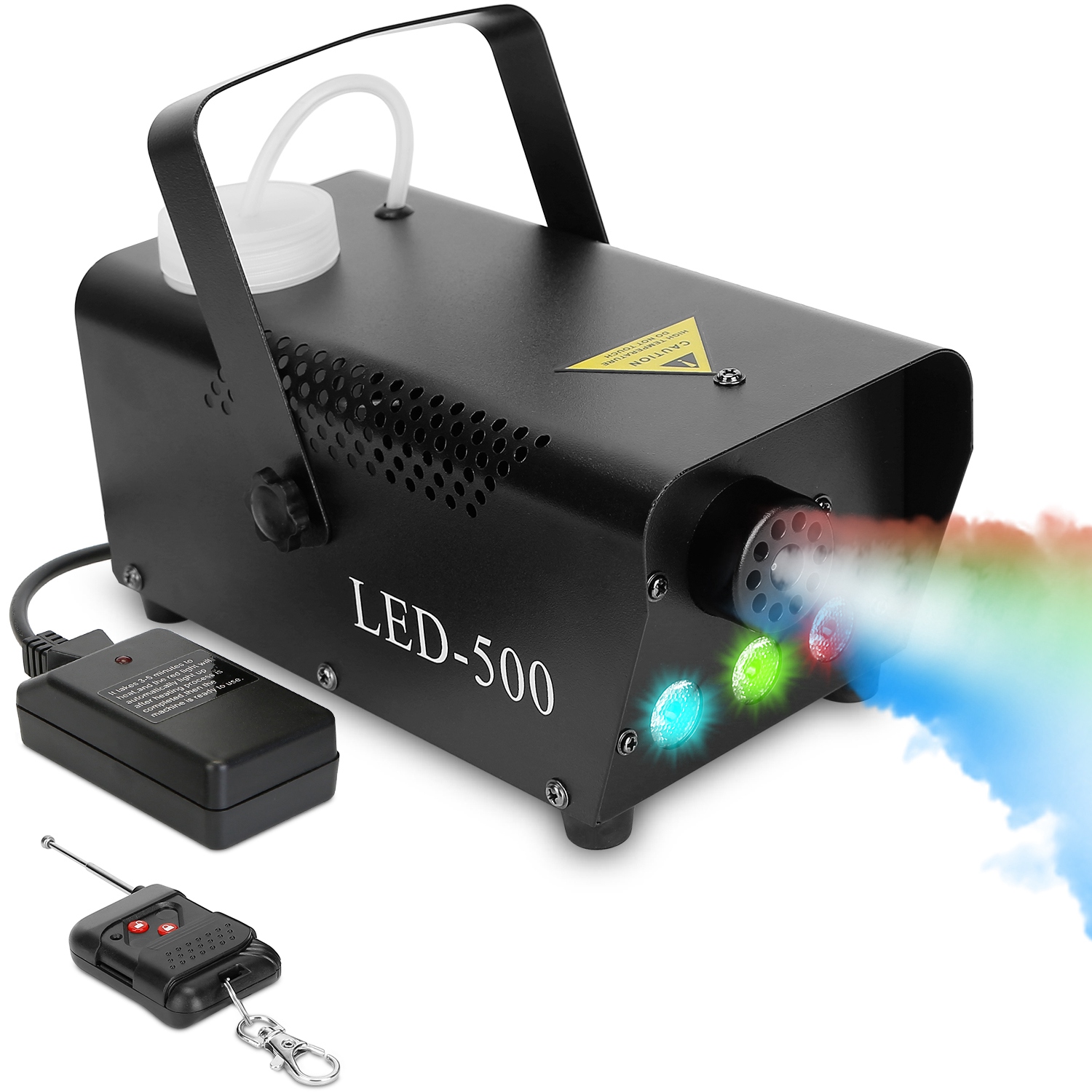400W Nebelmaschine RGB LED Party Club DJ Fogger Schnellheizung Fernbedienung We...