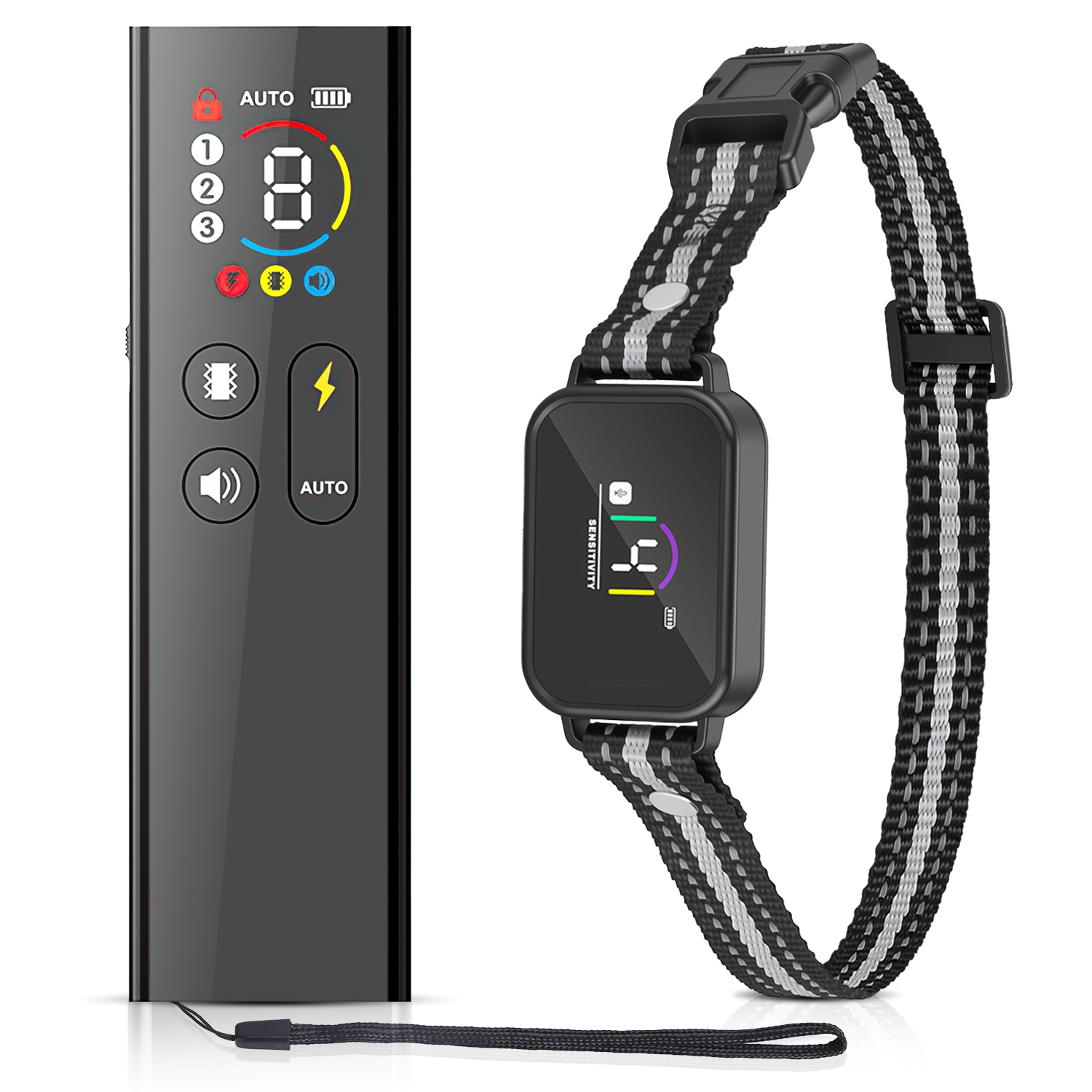 2-in-1 Dog Shock and Bark Collar Dog Training Collar with Remote Rechargeable IP68 Waterproof with 3 Channels for Medium and Small Dogs 2-in-1 Dog Shock and Bark Collar Dog Training Collar with Remote Rechargeable IP68 Waterproof with 3 Channels for Medium and Small Dogs