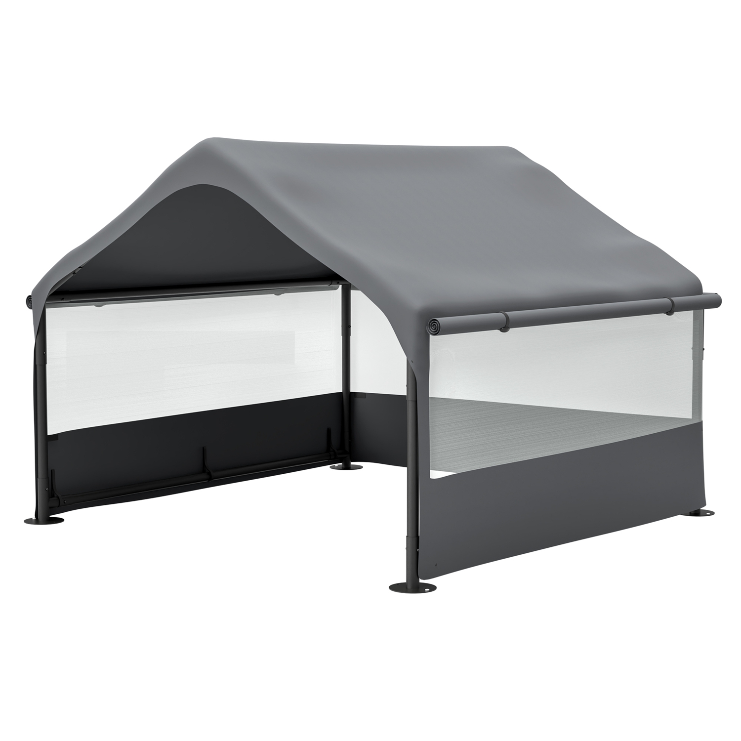 4’x4’x3′ Extra Large Outdoor Dog House Tent Breathable Outdoor Enclosure with 3-Sided Roll-Up Mesh Windows Ground Stakes Storage Bag for Dogs, Cats 4’x4’x3′ Extra Large Outdoor Dog House Tent Breathable Outdoor Enclosure with 3-Sided Roll-Up Mesh Windows Ground Stakes Storage Bag for Dogs, Cats