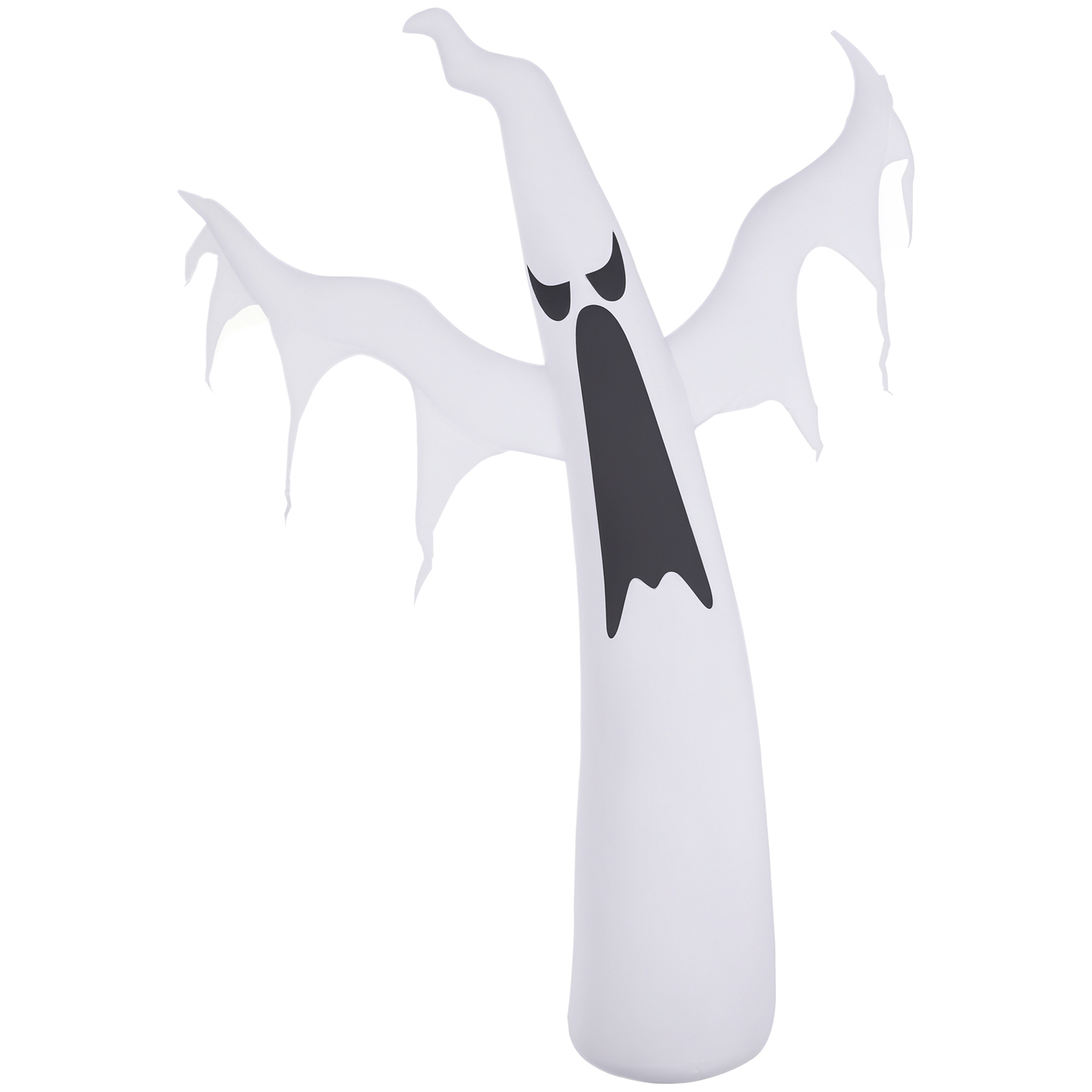 6 FT Halloween Inflatable Ghost Outdoor Decoration with Built-in White LED Lights, IP44 Weather-Resistant Blow Up Ghost with Stakes and Tether Ropes f 6 FT Halloween Inflatable Ghost Outdoor Decoration with Built-in White LED Lights, IP44 Weather-Resistant Blow Up Ghost with Stakes and Tether Ropes f
